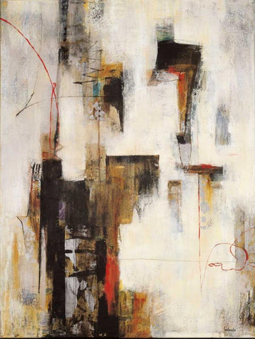 Trasparencia II White Modern Wood Framed Art Print with Double Matting by Villarreal Villarreal, Gabriela