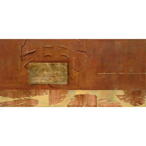 Tropical Story Black Modern Wood Framed Art Print by Villarreal Villarreal, Gabriela
