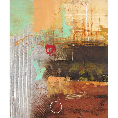 Silver Story 1 Black Modern Wood Framed Art Print by Villarreal Villarreal, Gabriela