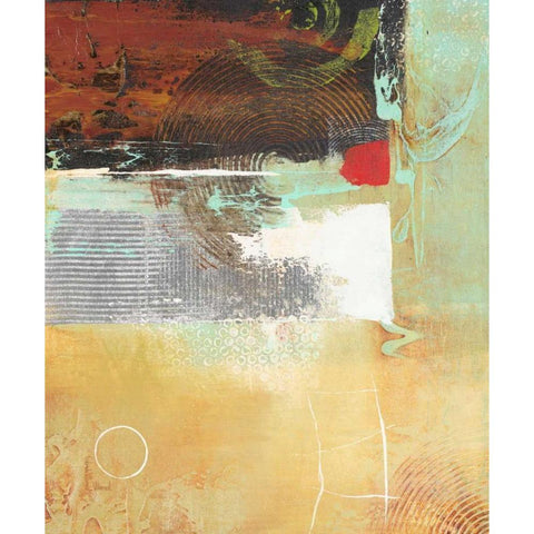 Silver Story 2 Black Modern Wood Framed Art Print by Villarreal Villarreal, Gabriela