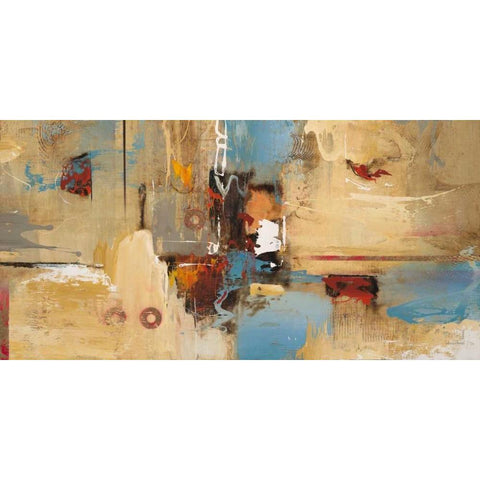 Epic Story 1 Black Modern Wood Framed Art Print by Villarreal Villarreal, Gabriela