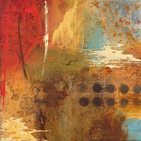 Data 2 White Modern Wood Framed Art Print with Double Matting by Villarreal Villarreal, Gabriela