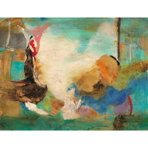 Seaside Rhythm 2 Gold Ornate Wood Framed Art Print with Double Matting by Villarreal Villarreal, Gabriela