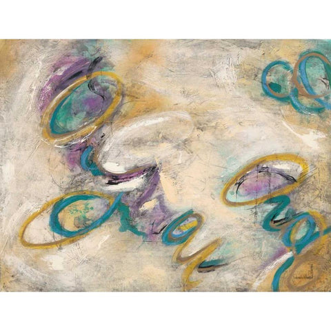 Free Form 1 White Modern Wood Framed Art Print by Villarreal Villarreal, Gabriela