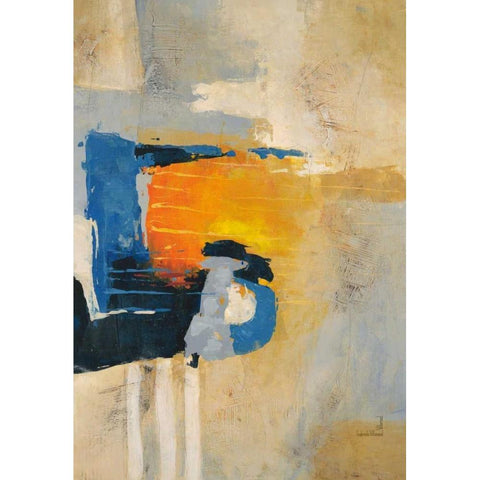 Focused 1 Black Modern Wood Framed Art Print with Double Matting by Villarreal Villarreal, Gabriela