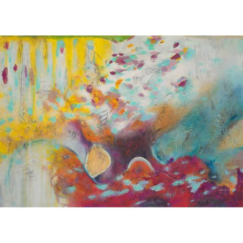 Ray of Light White Modern Wood Framed Art Print by Villarreal Villarreal, Gabriela