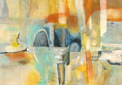 Todays Dream White Modern Wood Framed Art Print with Double Matting by Villarreal Villarreal, Gabriela