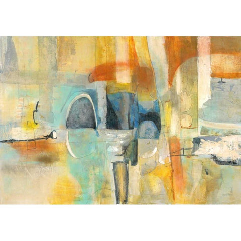 Todays Dream Black Modern Wood Framed Art Print by Villarreal Villarreal, Gabriela