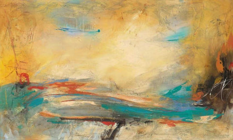 Trazos Black Ornate Wood Framed Art Print with Double Matting by Villarreal