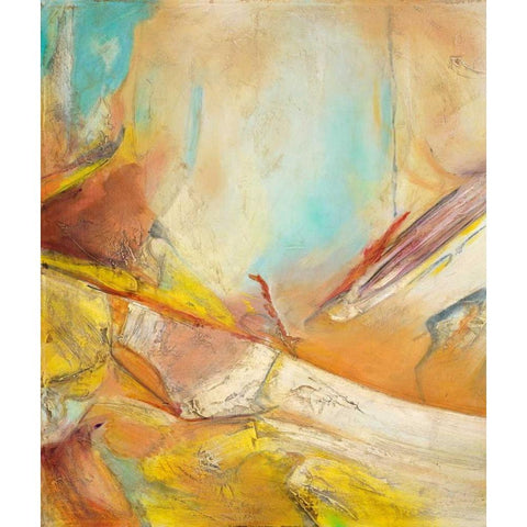 Shifting Slope Black Modern Wood Framed Art Print with Double Matting by Villarreal Villarreal, Gabriela