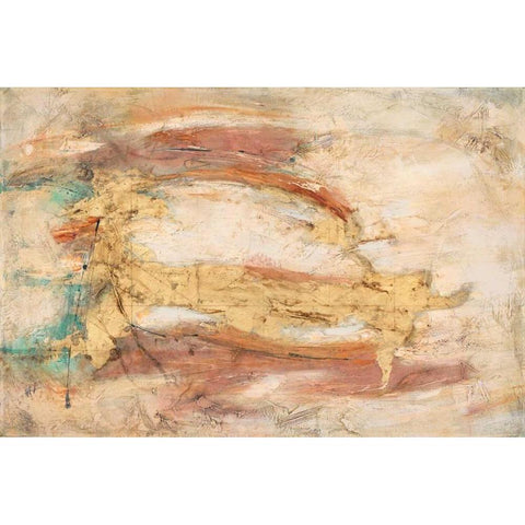 Land, Water, Sky White Modern Wood Framed Art Print by Villarreal Villarreal, Gabriela