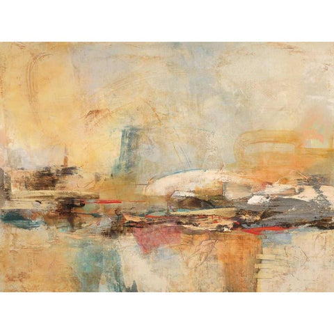 Air and Water 1 White Modern Wood Framed Art Print by Villarreal Villarreal, Gabriela