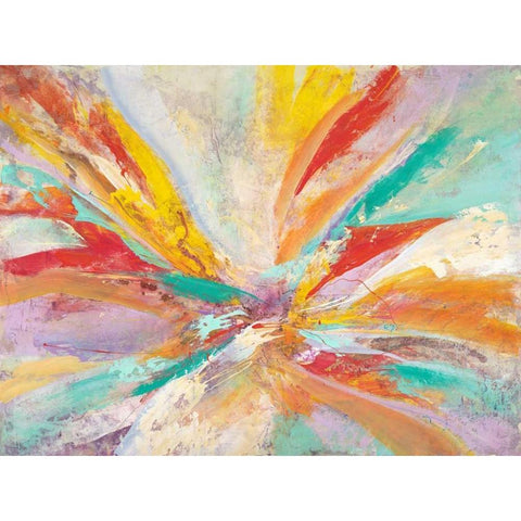 Pure Joy Black Modern Wood Framed Art Print by Villarreal Villarreal, Gabriela
