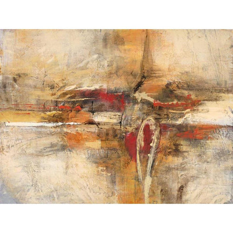 Cross Purpose White Modern Wood Framed Art Print by Villarreal Villarreal, Gabriela