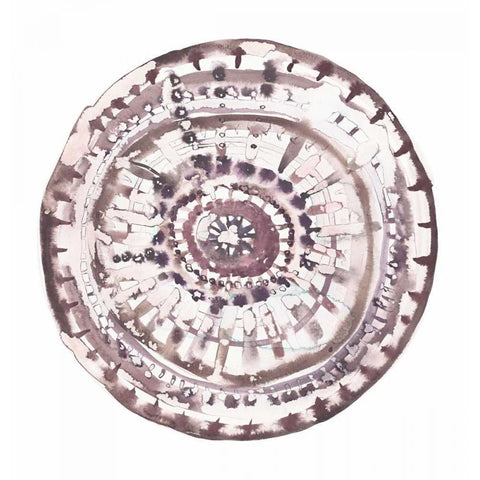 Global Mandala 2 Black Modern Wood Framed Art Print by Gold, Lora