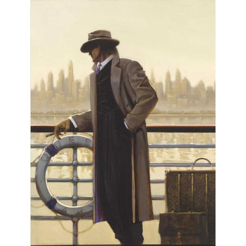 Pier 56 Black Modern Wood Framed Art Print by Lynch, Brent