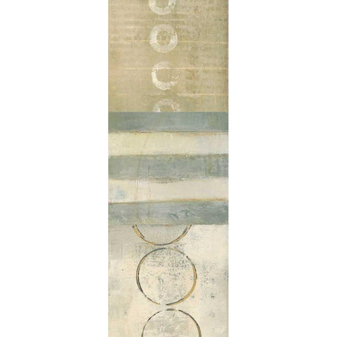 Shape Shifting 1 White Modern Wood Framed Art Print by Becher, Donna