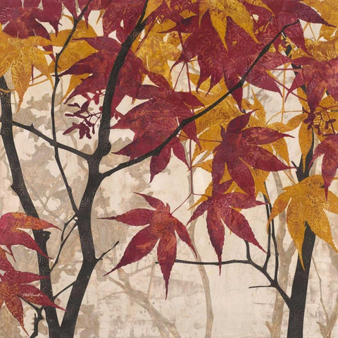 Maple Story 1 Black Ornate Wood Framed Art Print with Double Matting by Pluch, Melissa