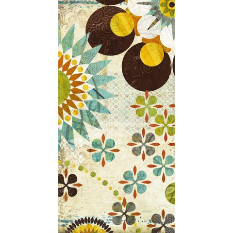 Pop Pattern 1 White Modern Wood Framed Art Print by Pluch, Melissa