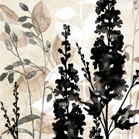 Natural Botanical 3 Gold Ornate Wood Framed Art Print with Double Matting by Pluch, Melissa