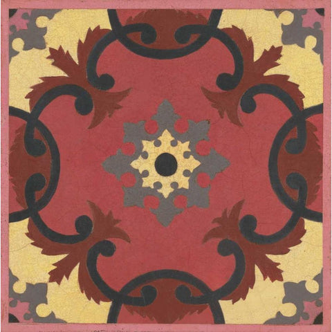 Global Scroll  Gold Ornate Wood Framed Art Print with Double Matting by Smith, Hope