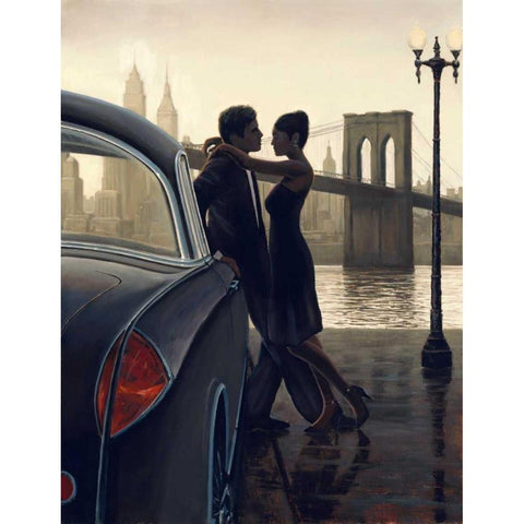 Urban Moments Black Modern Wood Framed Art Print by Sullivan, Miles