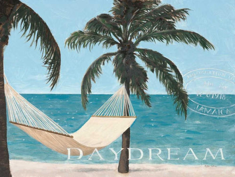 Escape and Daydream White Modern Wood Framed Art Print with Double Matting by Sullivan, Myles