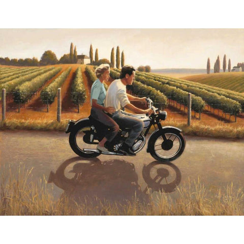Tuscan Smapshot White Modern Wood Framed Art Print by Sullivan, Myles