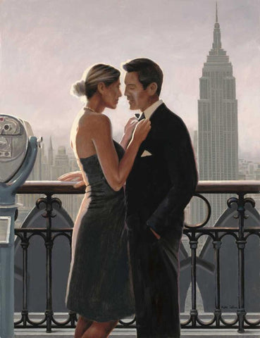 International Rendezvous White Modern Wood Framed Art Print with Double Matting by Sullivan, Myles