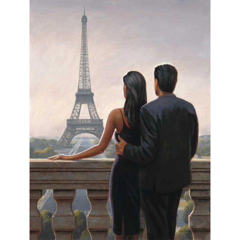 Big City Rendezvous White Modern Wood Framed Art Print by Sullivan, Myles
