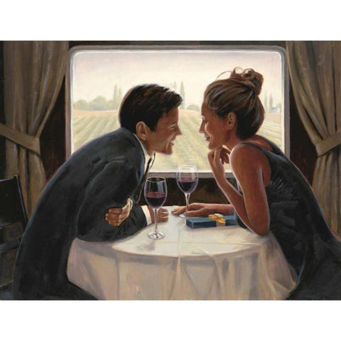 Anniversary Snapshot Black Modern Wood Framed Art Print with Double Matting by Sullivan, Myles