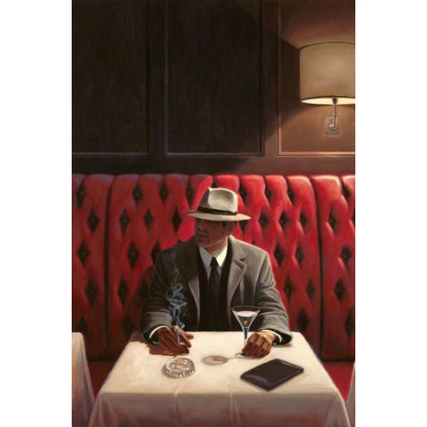 A Chance Encounter 2 White Modern Wood Framed Art Print by Sullivan, Myles
