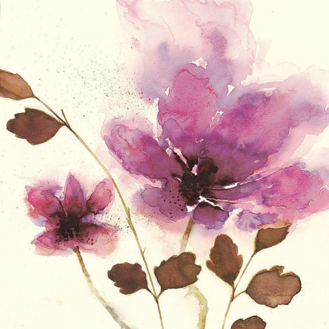 In Bloom 3 White Modern Wood Framed Art Print by Gottschlag, Jurgen