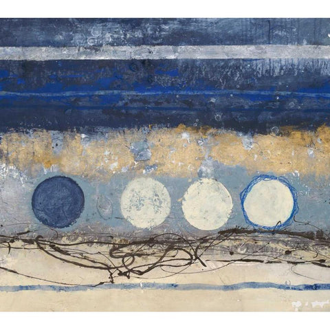 Partial Eclipse 2 White Modern Wood Framed Art Print by Ioco, Filippo