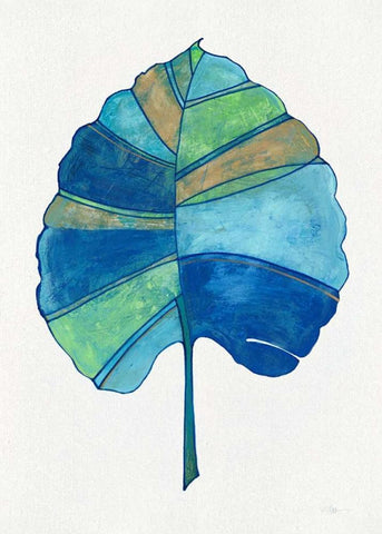 Miami Chic Palm Black Ornate Wood Framed Art Print with Double Matting by Ioco, Fillippo