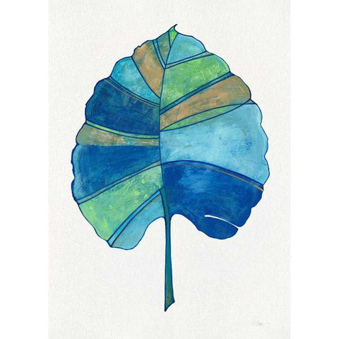 Miami Chic Palm White Modern Wood Framed Art Print by Ioco, Fillippo