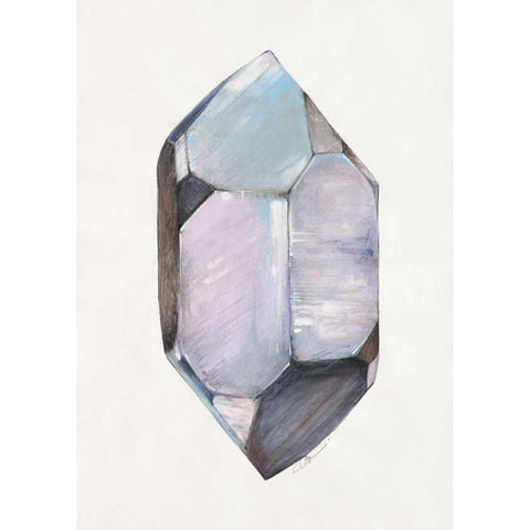 Healing Crystal 1 Gold Ornate Wood Framed Art Print with Double Matting by Ioco, Filippo