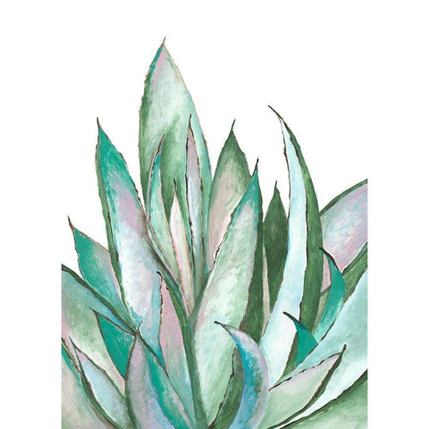 Aloe Succulent Gold Ornate Wood Framed Art Print with Double Matting by Loco, Filippo