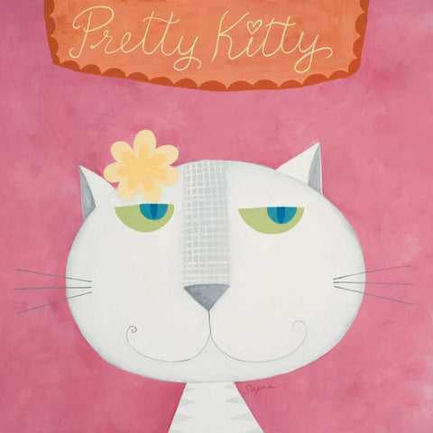 Dreaming of Beauty  Black Ornate Wood Framed Art Print with Double Matting by Shah, Sapna