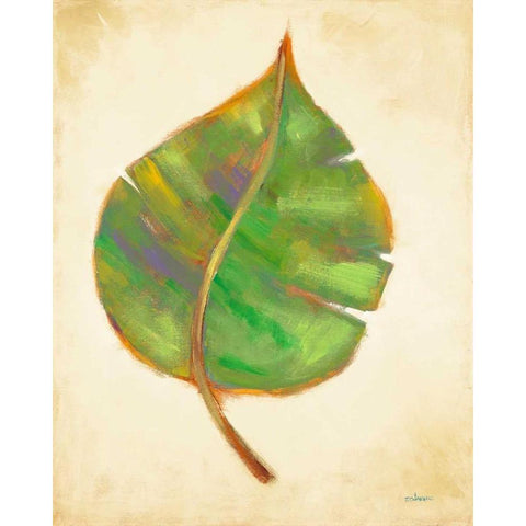 Havana Palm 3 Black Modern Wood Framed Art Print by Charles, J.