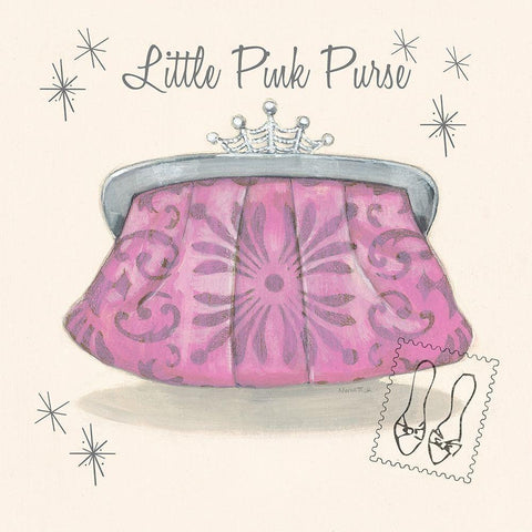 Pretty Purse Gold Ornate Wood Framed Art Print with Double Matting by Wyatt Jr., Norman