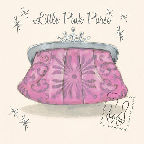 Pretty Purse Black Ornate Wood Framed Art Print with Double Matting by Wyatt Jr., Norman