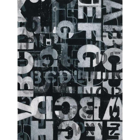 Wisdom 2 Black Modern Wood Framed Art Print by Wyatt, Norman Jr.