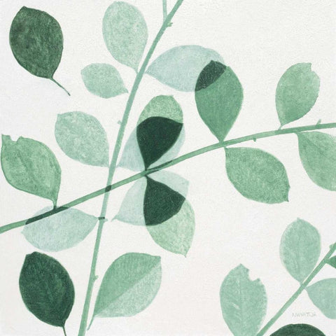 Grove Detail 3 White Modern Wood Framed Art Print by Wyatt, Norman Jr.