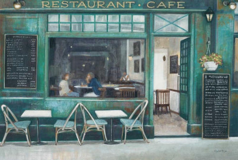 Cafe Impressions 1 Black Ornate Wood Framed Art Print with Double Matting by Wyatt, Norman Jr.