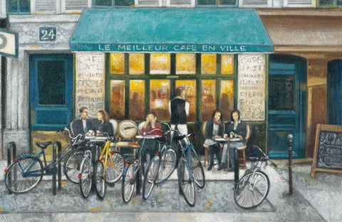 Cafe Impressions 3 White Modern Wood Framed Art Print with Double Matting by Wyatt, Norman Jr.