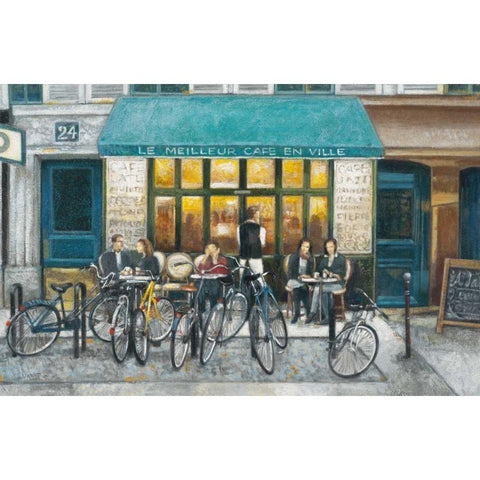 Cafe Impressions 3 Gold Ornate Wood Framed Art Print with Double Matting by Wyatt, Norman Jr.