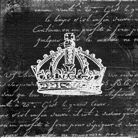 Crowning Glory 1 Black Ornate Wood Framed Art Print with Double Matting by Robertson, Walter