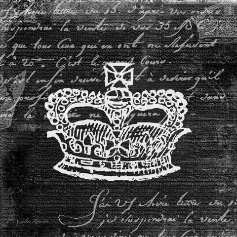 Crowning Glory 2 Black Ornate Wood Framed Art Print with Double Matting by Robertson, Walter