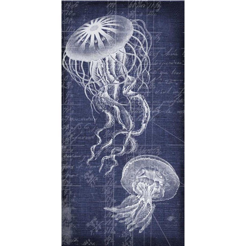 Float Away Black Modern Wood Framed Art Print by Robertson, Walter